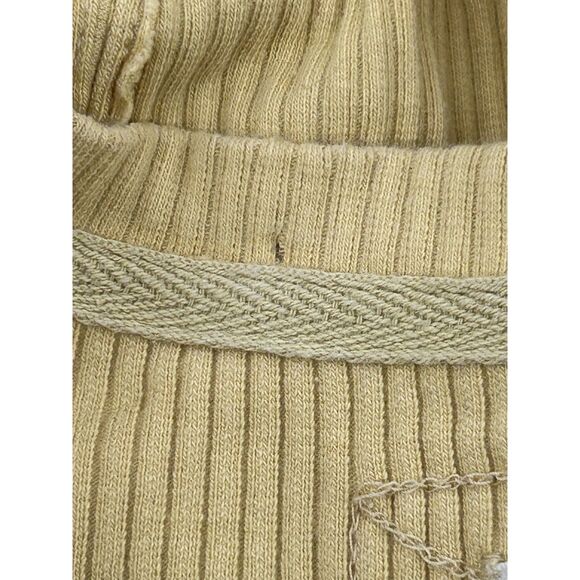 We The Free It's On Cardi Ribbed Knit Button Front In Big Dipper Yellow Sz S - Picture 3 of 6